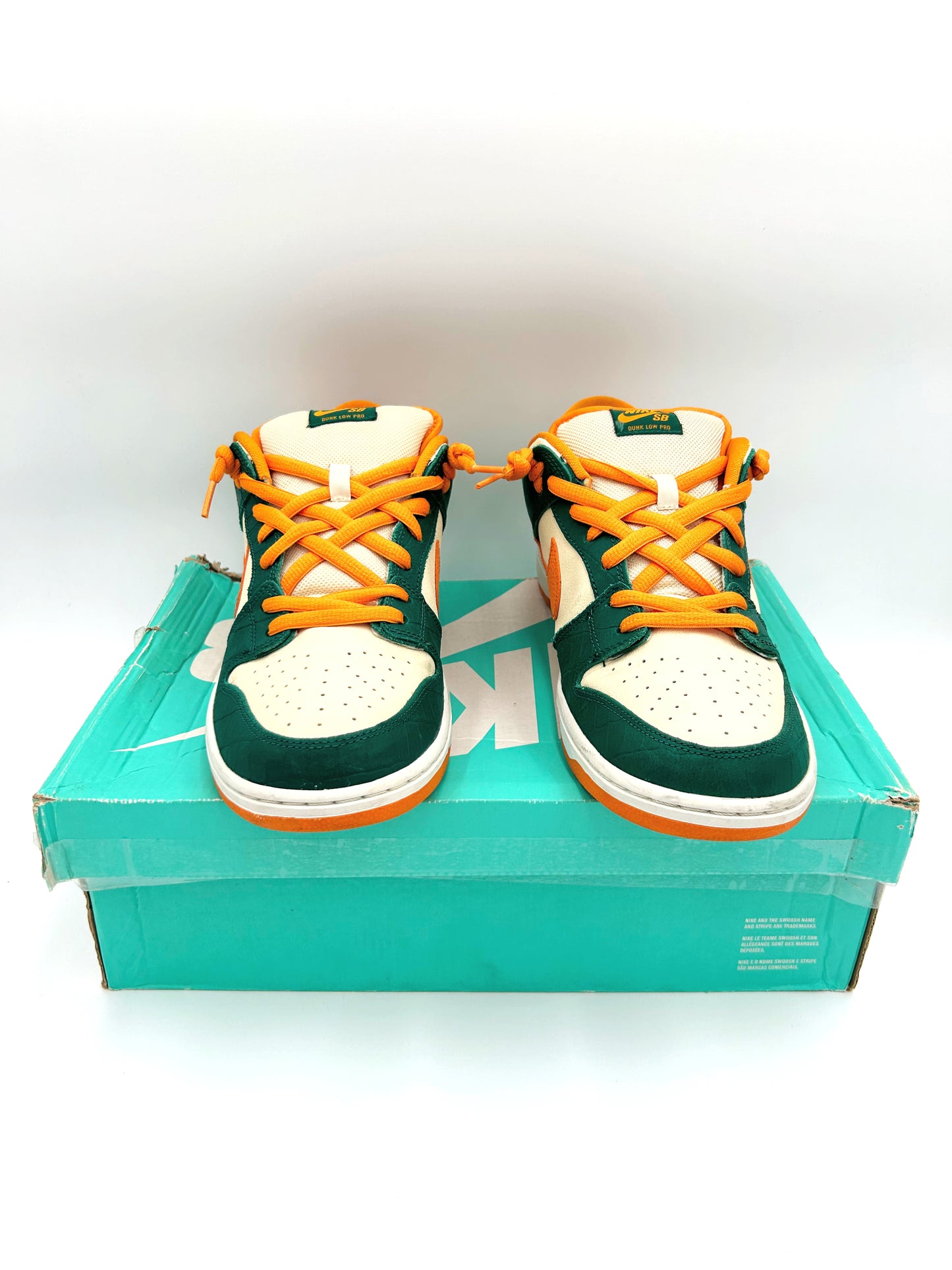 Pre-owned Nike SB Dunk Low Legion Pine Kumquat