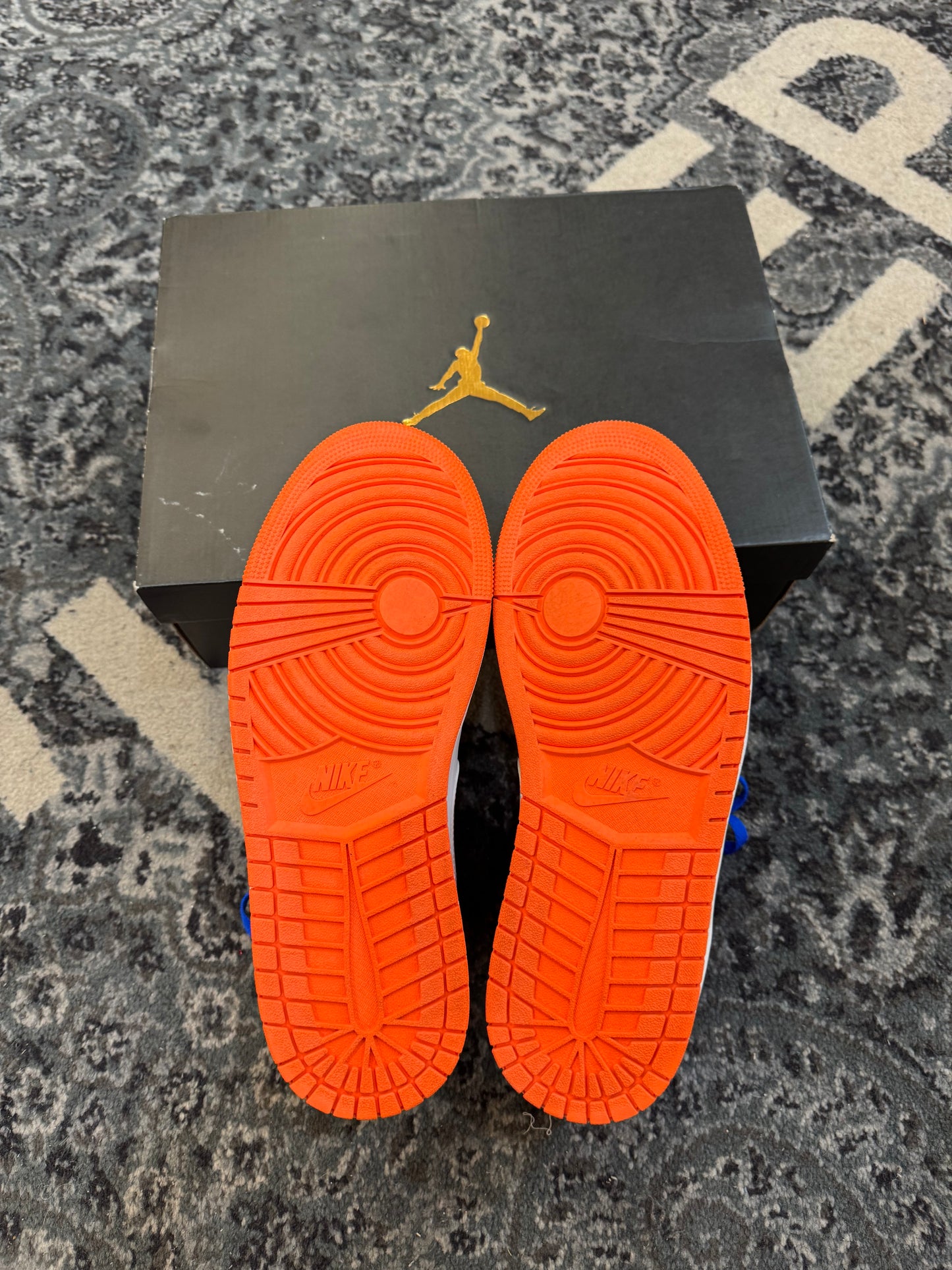 Pre-owned Jordan 1 mid Metallic Orange