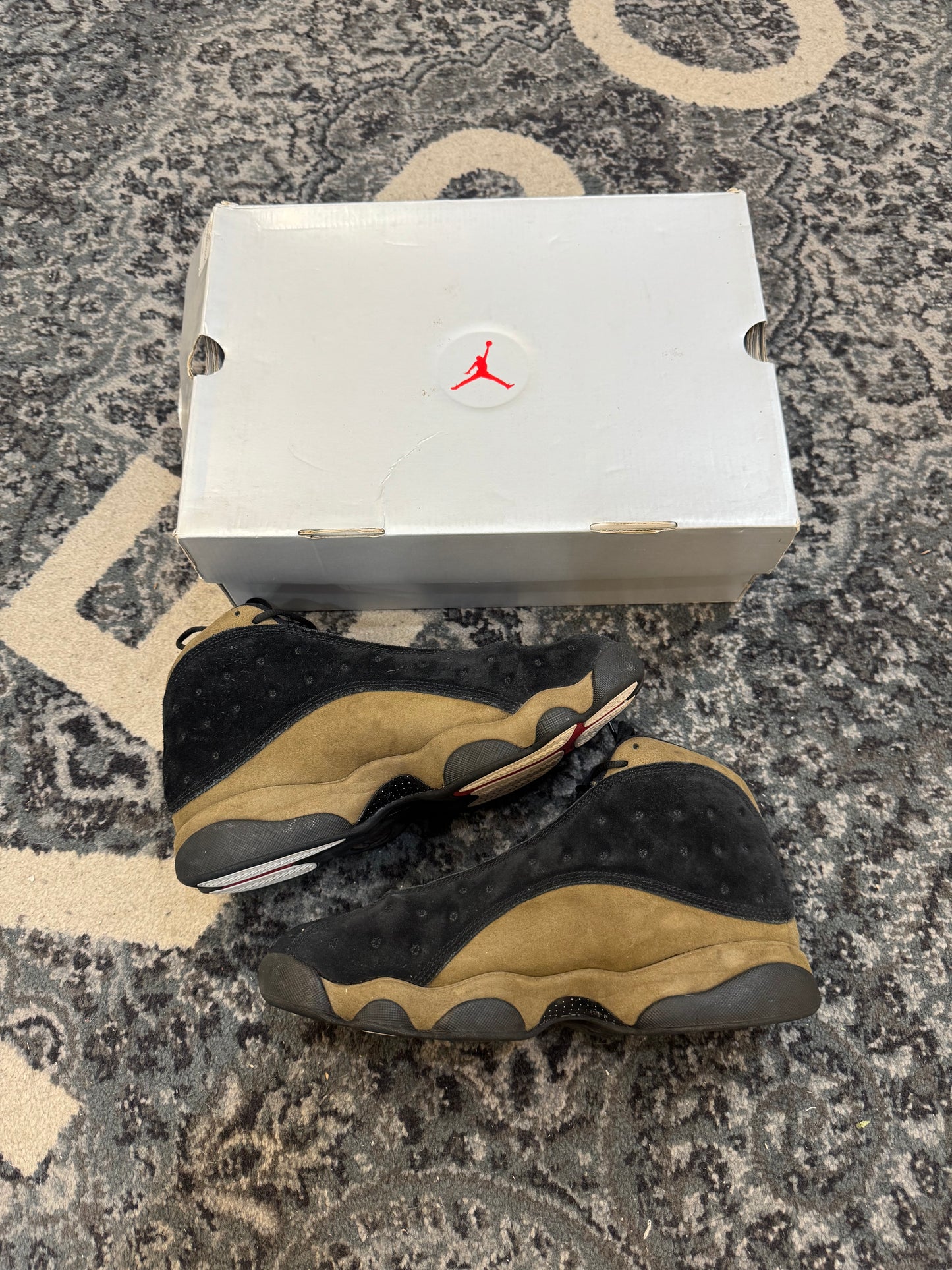 Pre-owned Retro 13 Olive