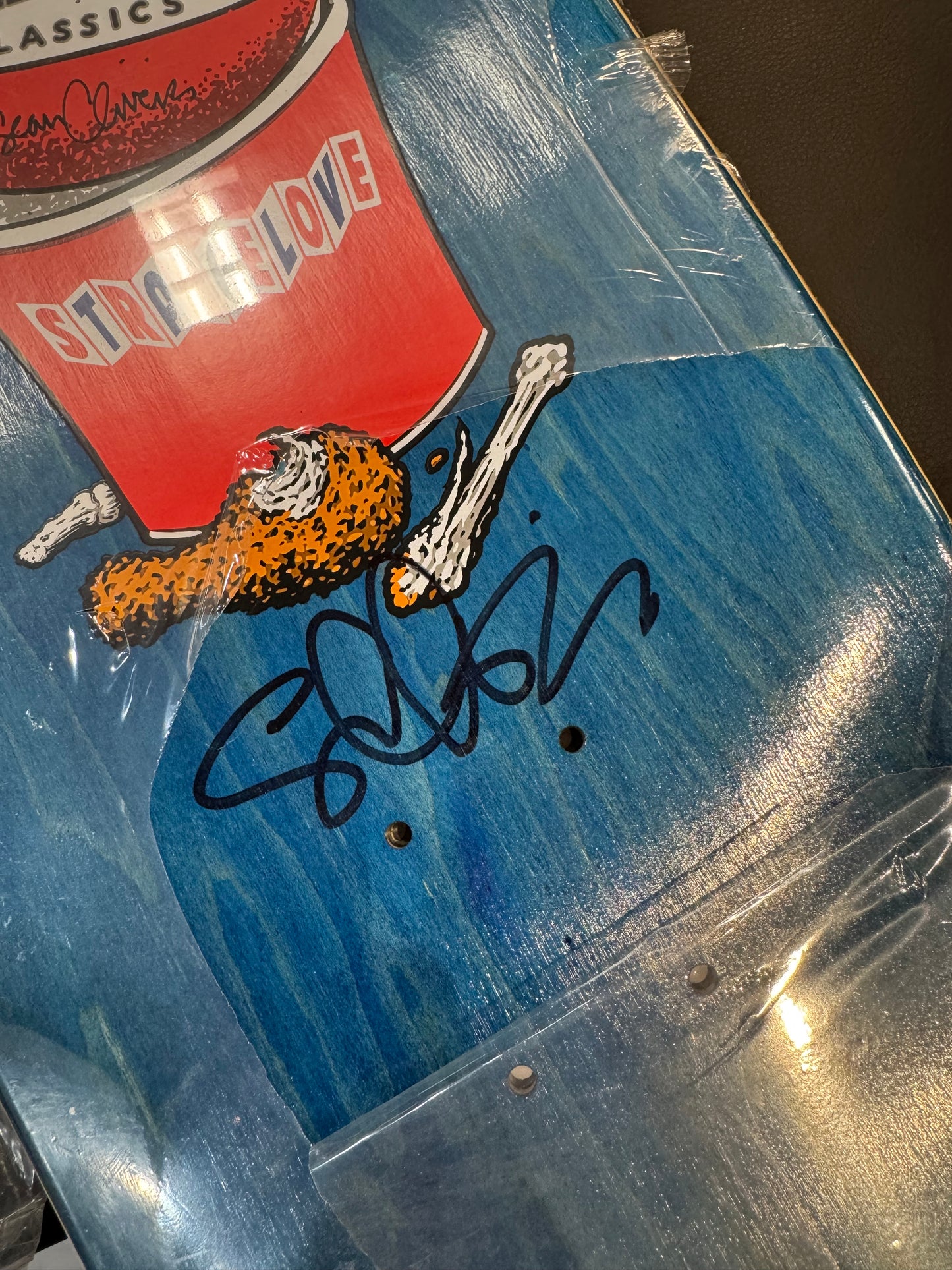 Fullcourt X Strangelove Basketball Clown Skatedeck Autographed