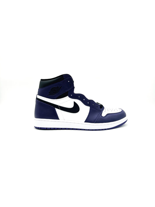 Brand New Retro 1 Court Purple White