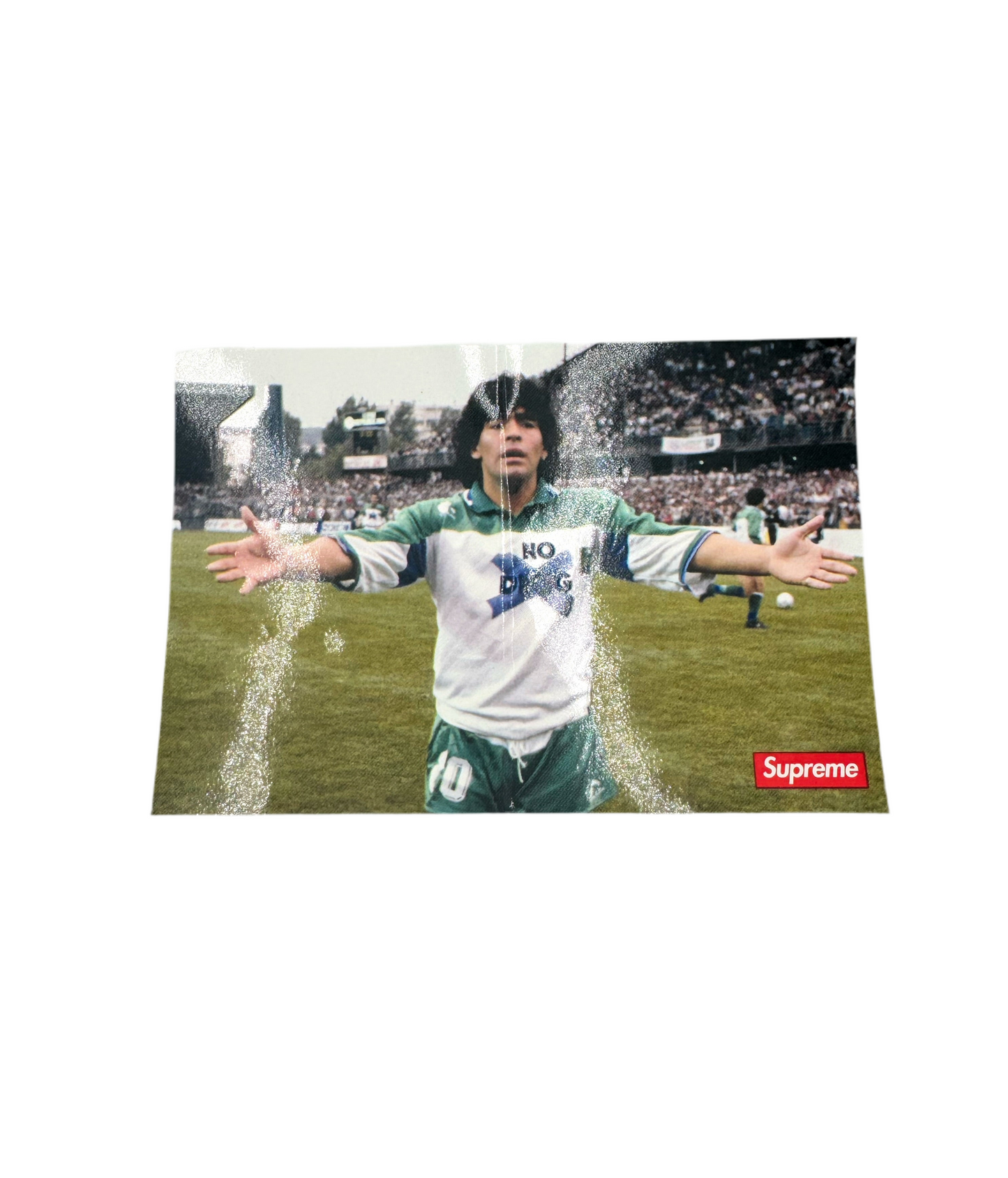 Supreme Diego Maradona No Drugs Sticker