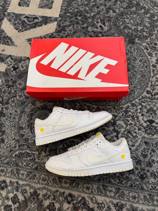 Pre-owned Valentines Day Yellow Heart Dunk Low