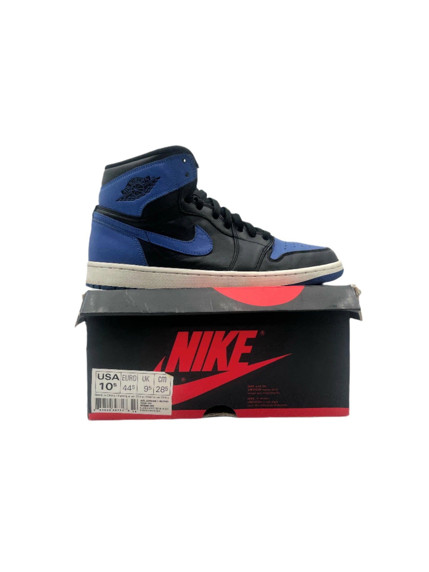 Pre-owned Retro 1 Black Royal Blue (2013)