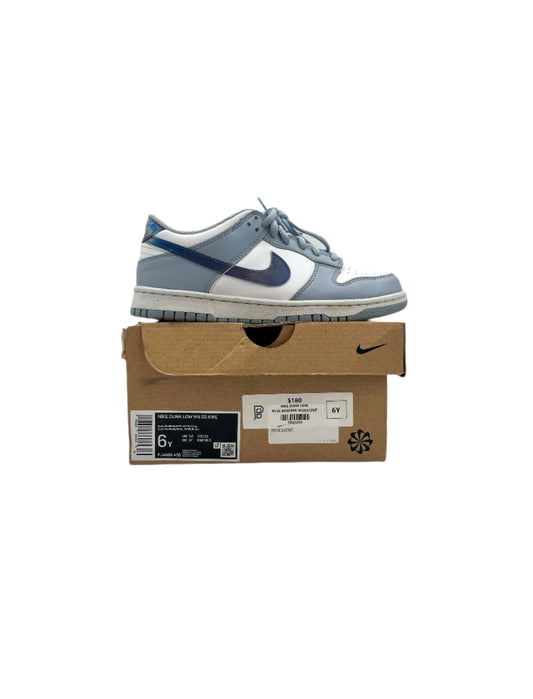 Pre-owned Nike Dunk Low Next Nature Blue Whisper Iridescent (GS)