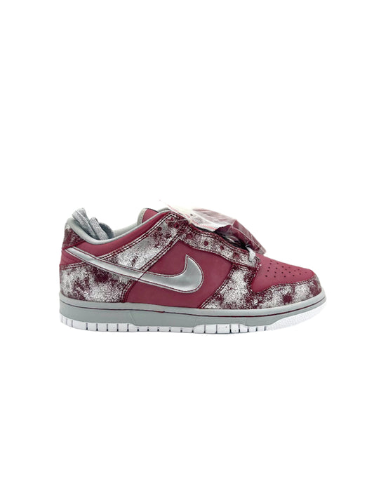 Brand New Nike Dunk Low Team Red Metallic Silver