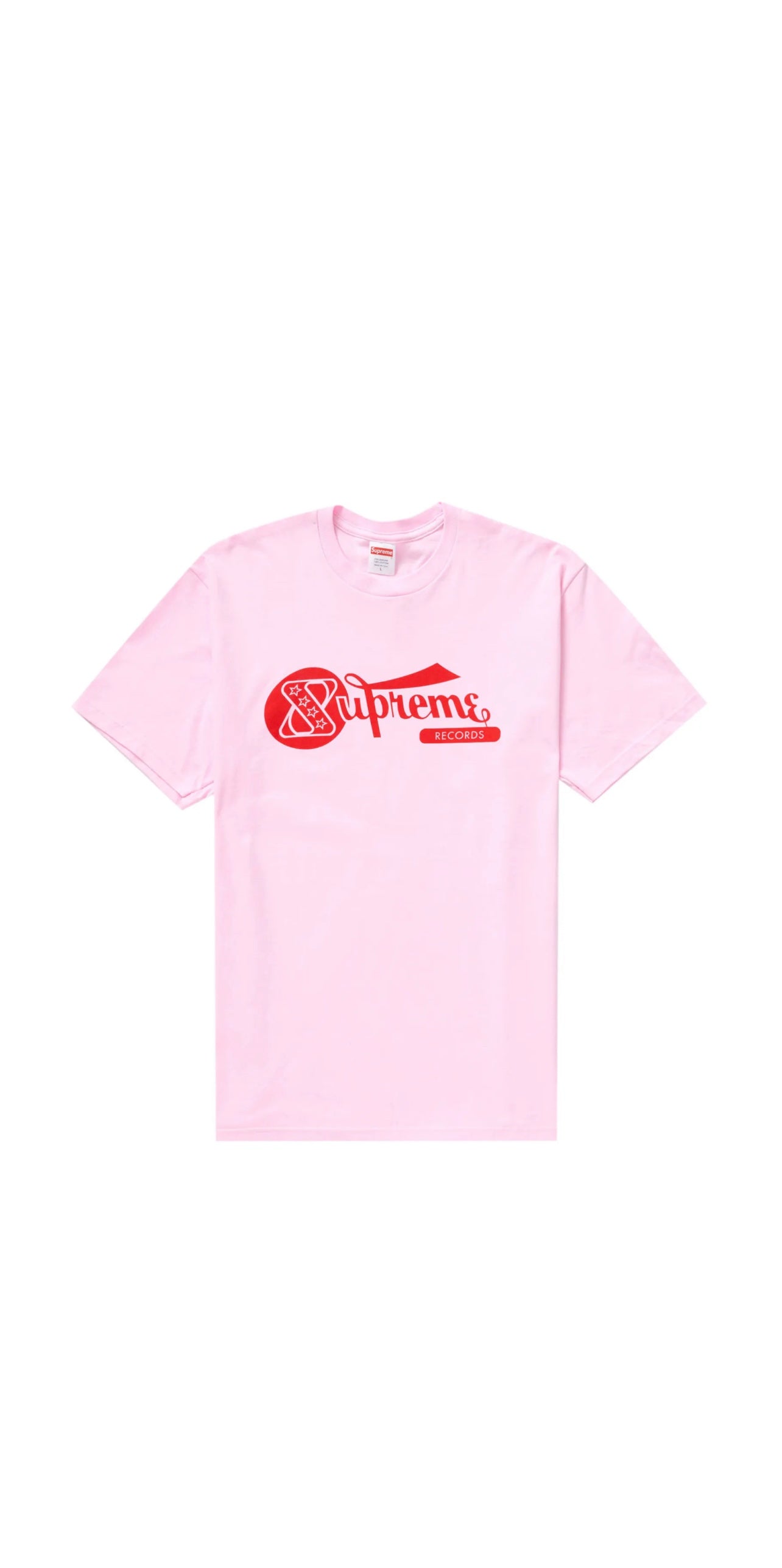 Supreme Records tee Pink