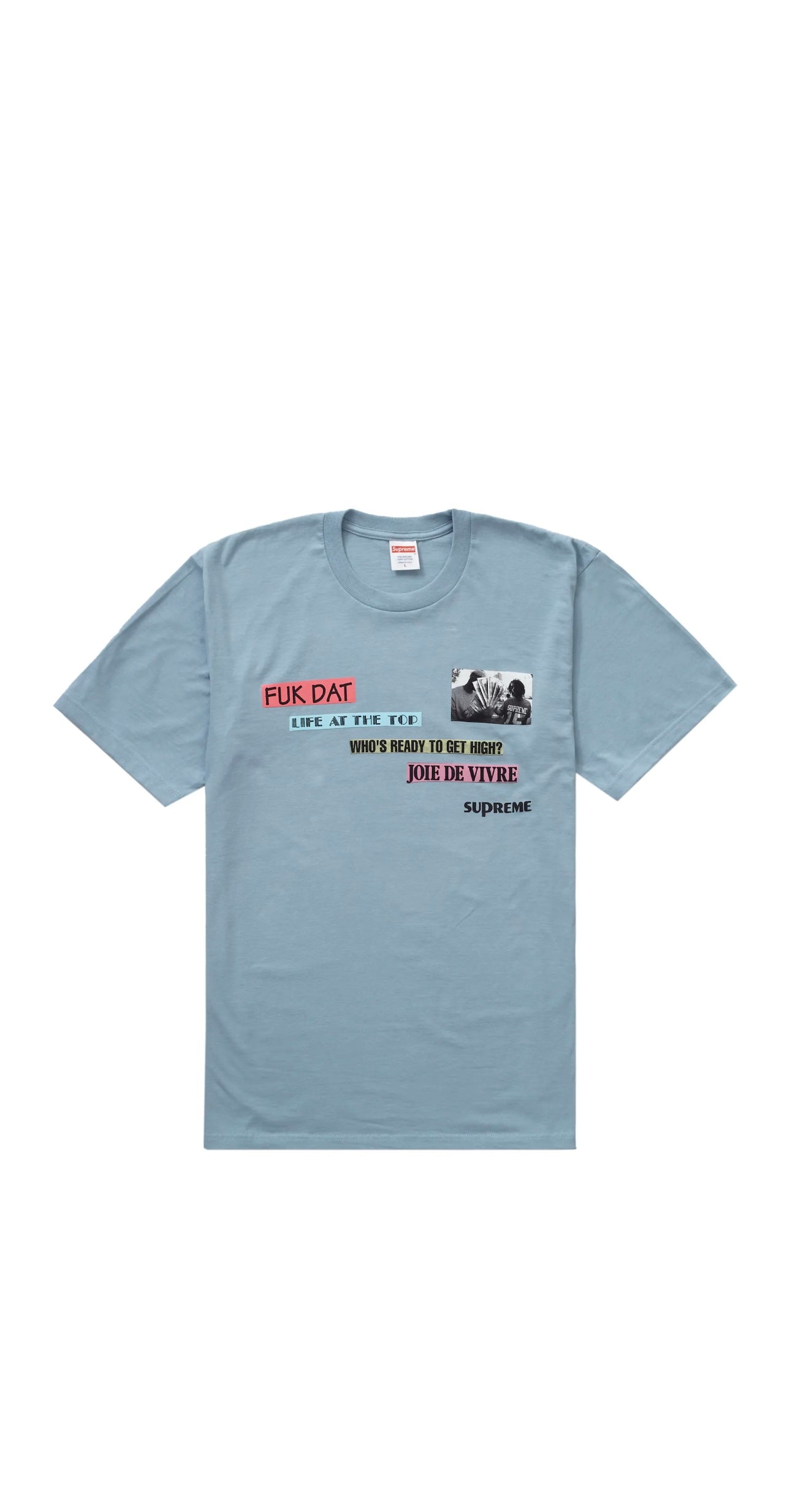 Supreme Joie De Vivre Tee Dusty Blue