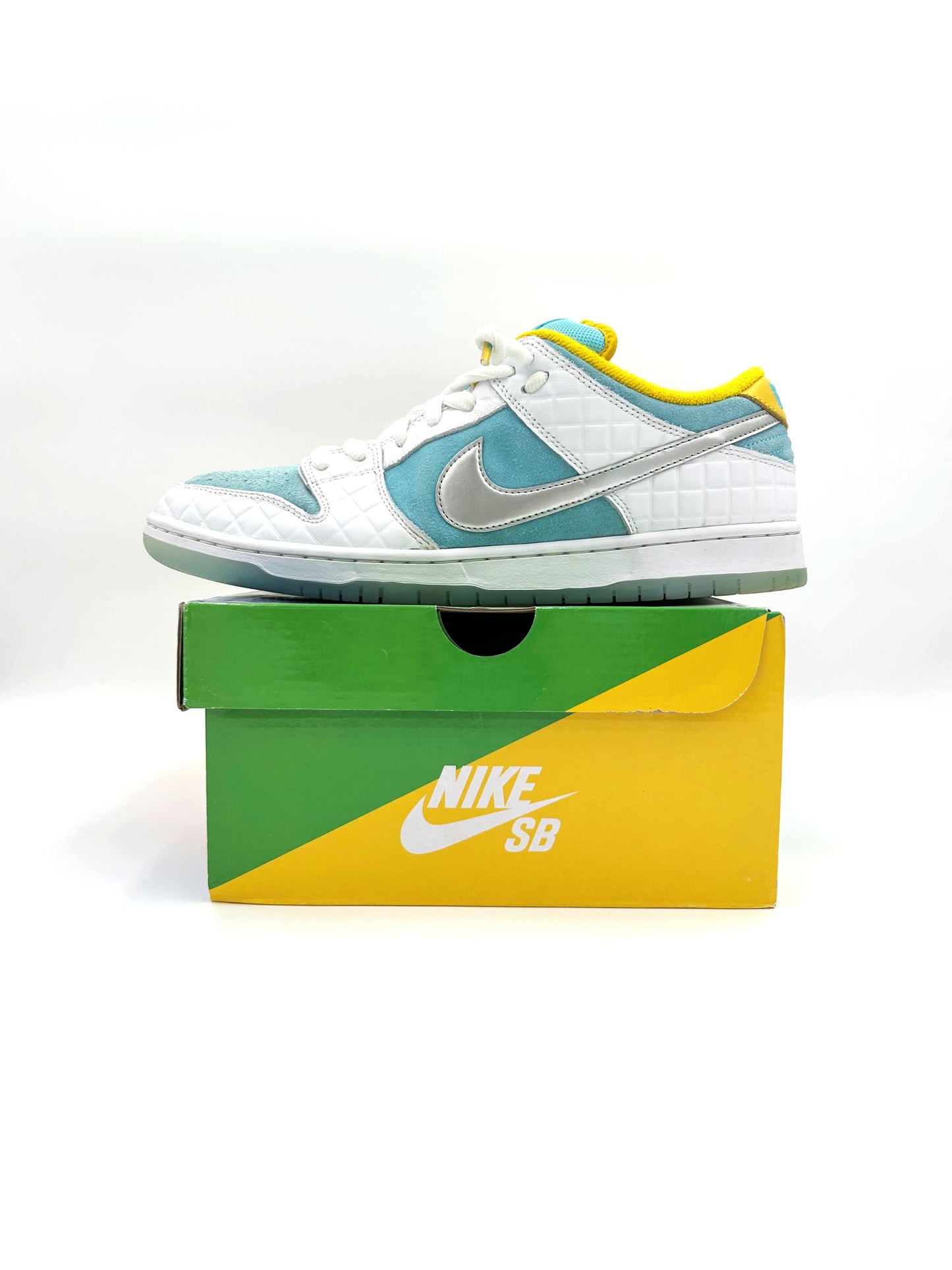 Pre-owned Nike SB Dunk Low Pro FTC Lagoon Pulse