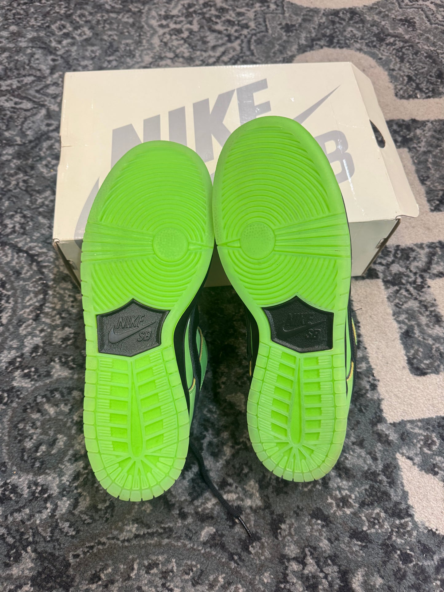 Pre-owned Nike Dunk Low SB Buttercup Power Puff Girls