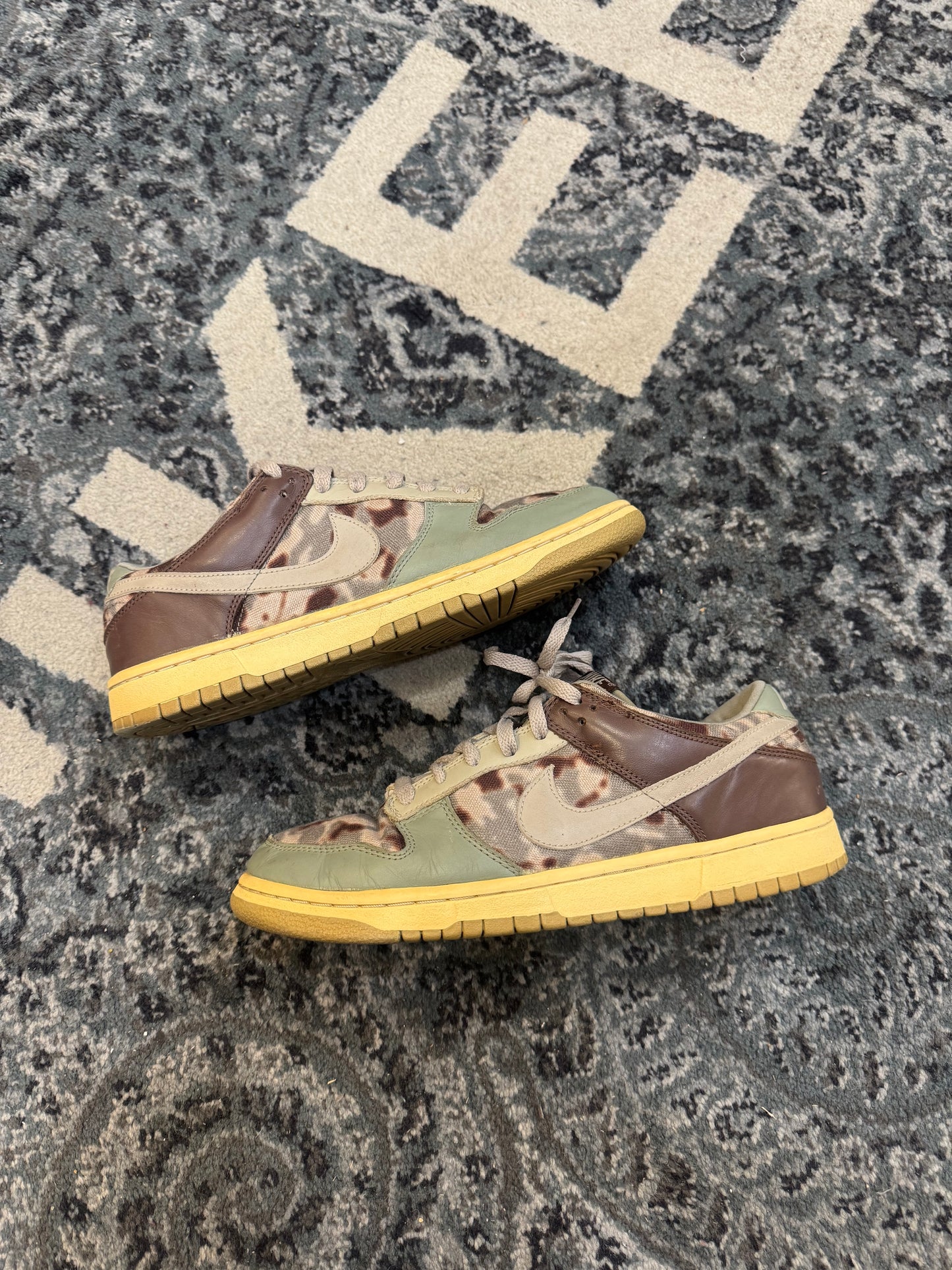 Pre-owned Nike Dunk Low Premium Olive Chino 2003