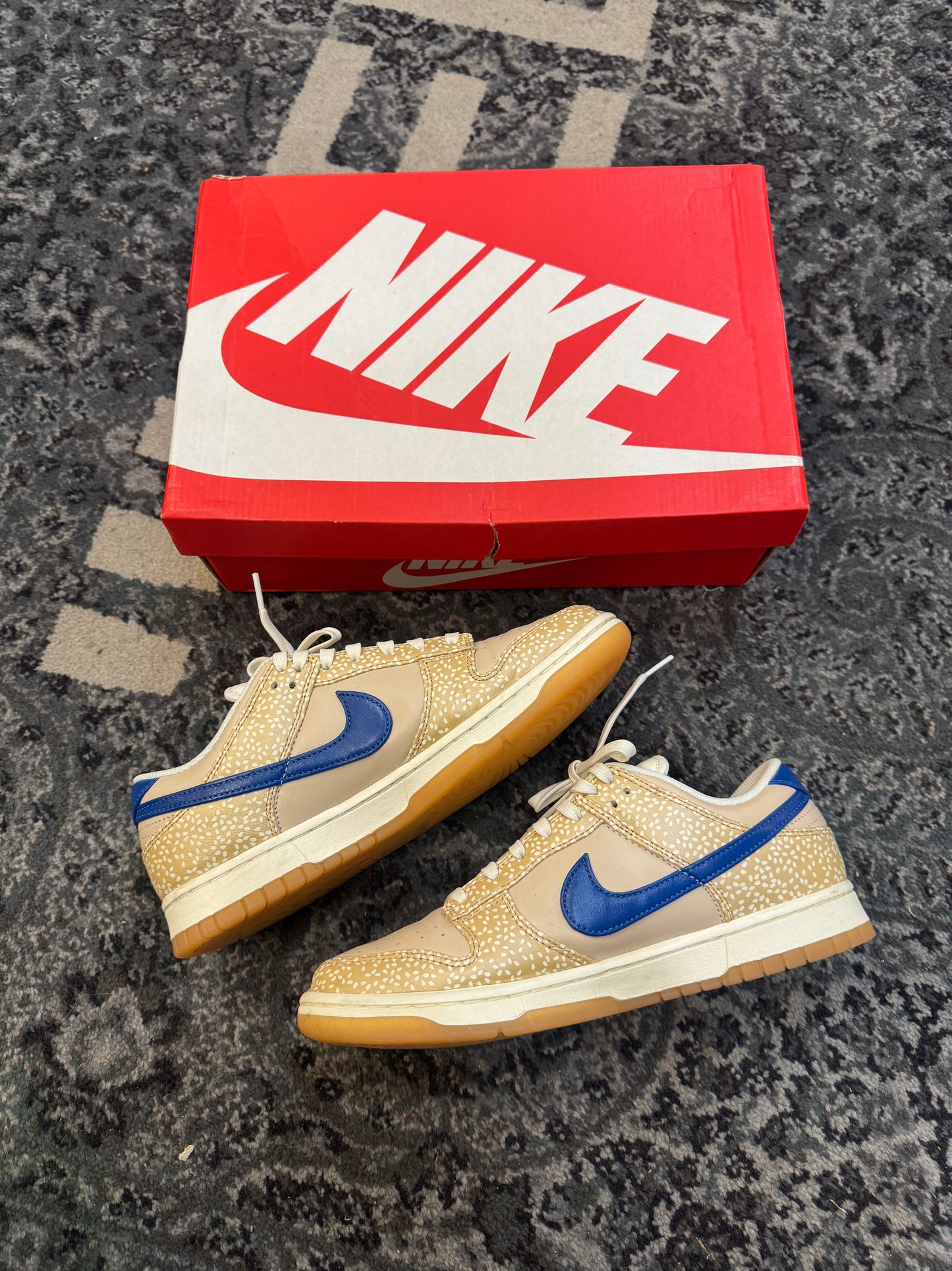 Pre-owned Nike Dunk Low Bagel Sesame
