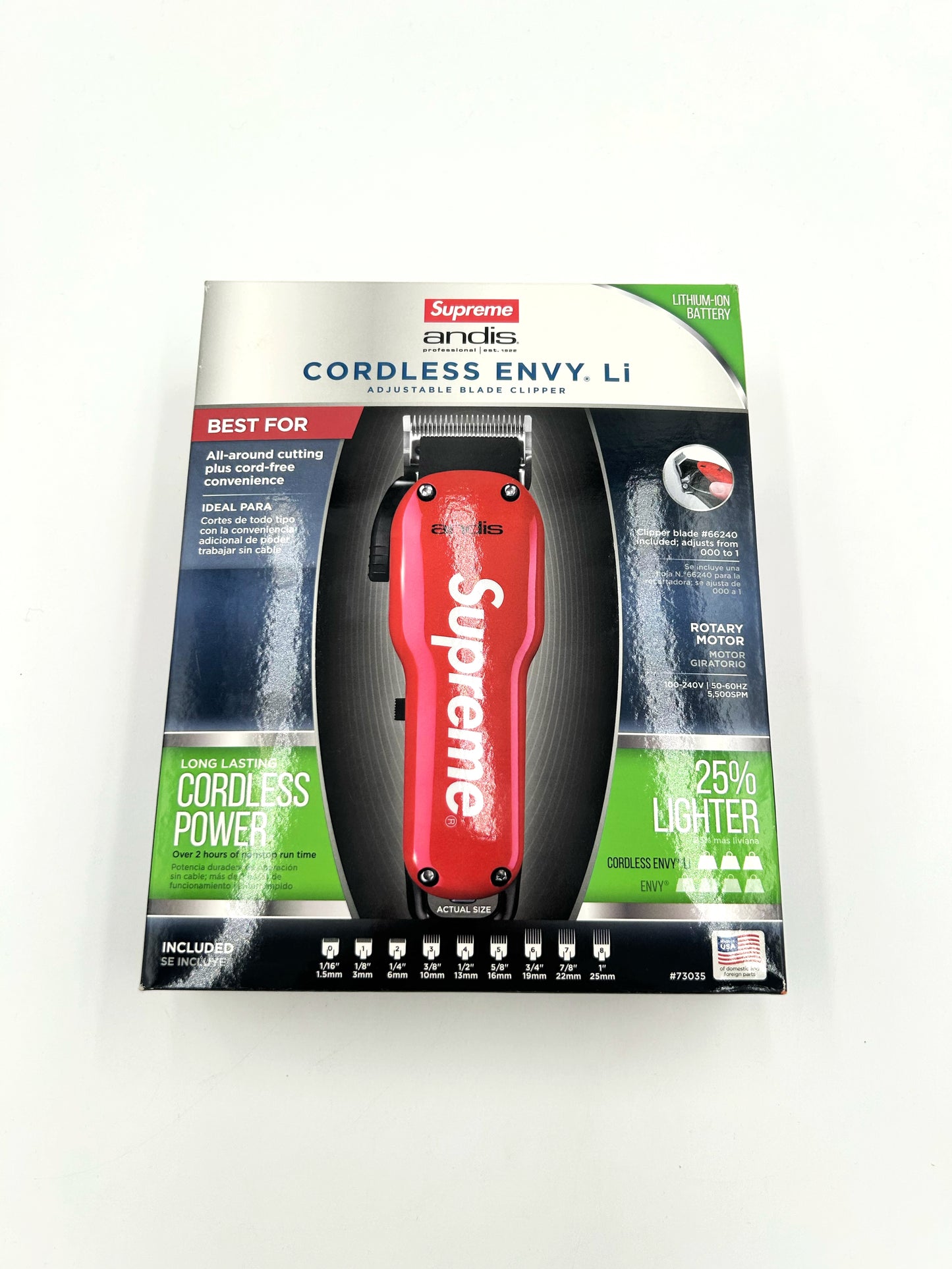 Supreme Andis Envy Li Adjustable Blade Clipper