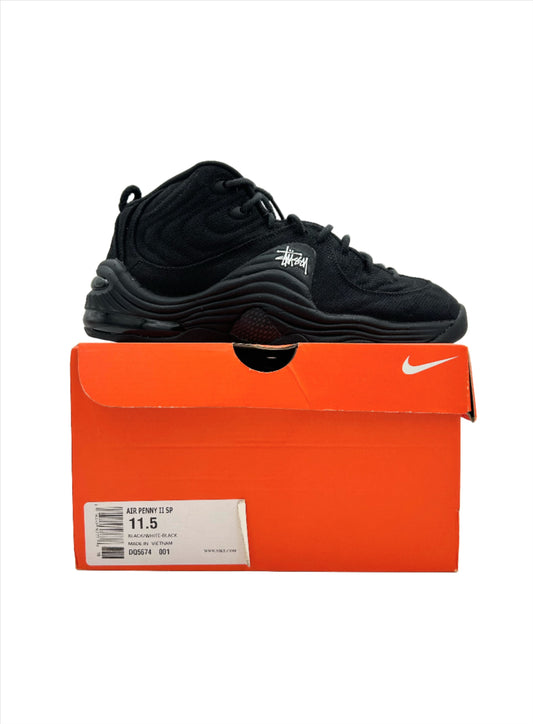 Pre-owned Nike Air Penny 2 Stussy Black