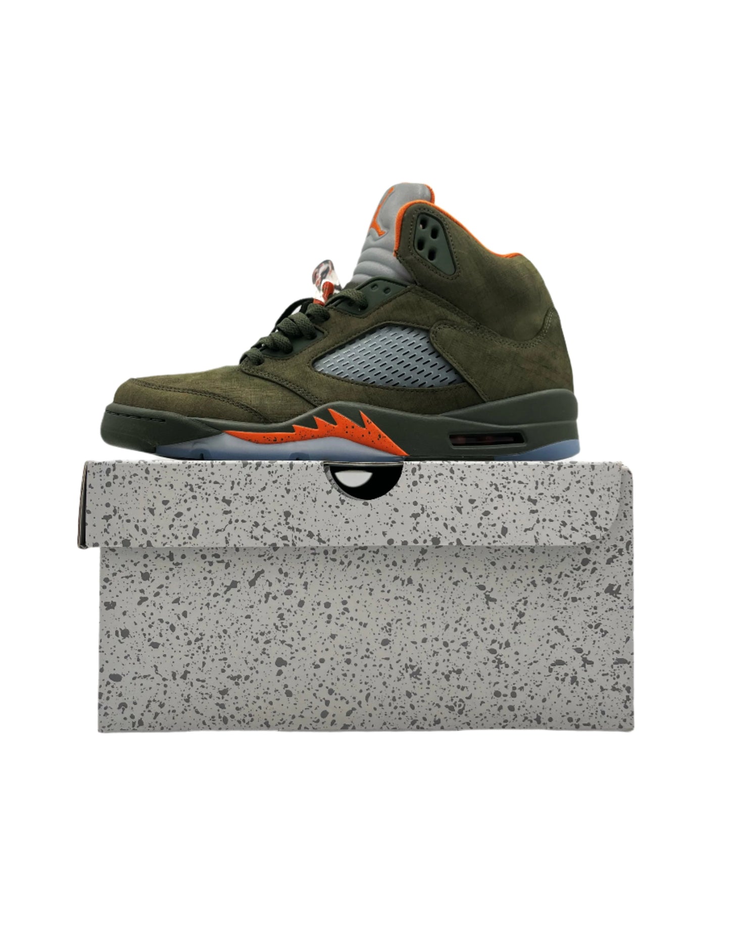 Pre-owned Retro 5 Olive