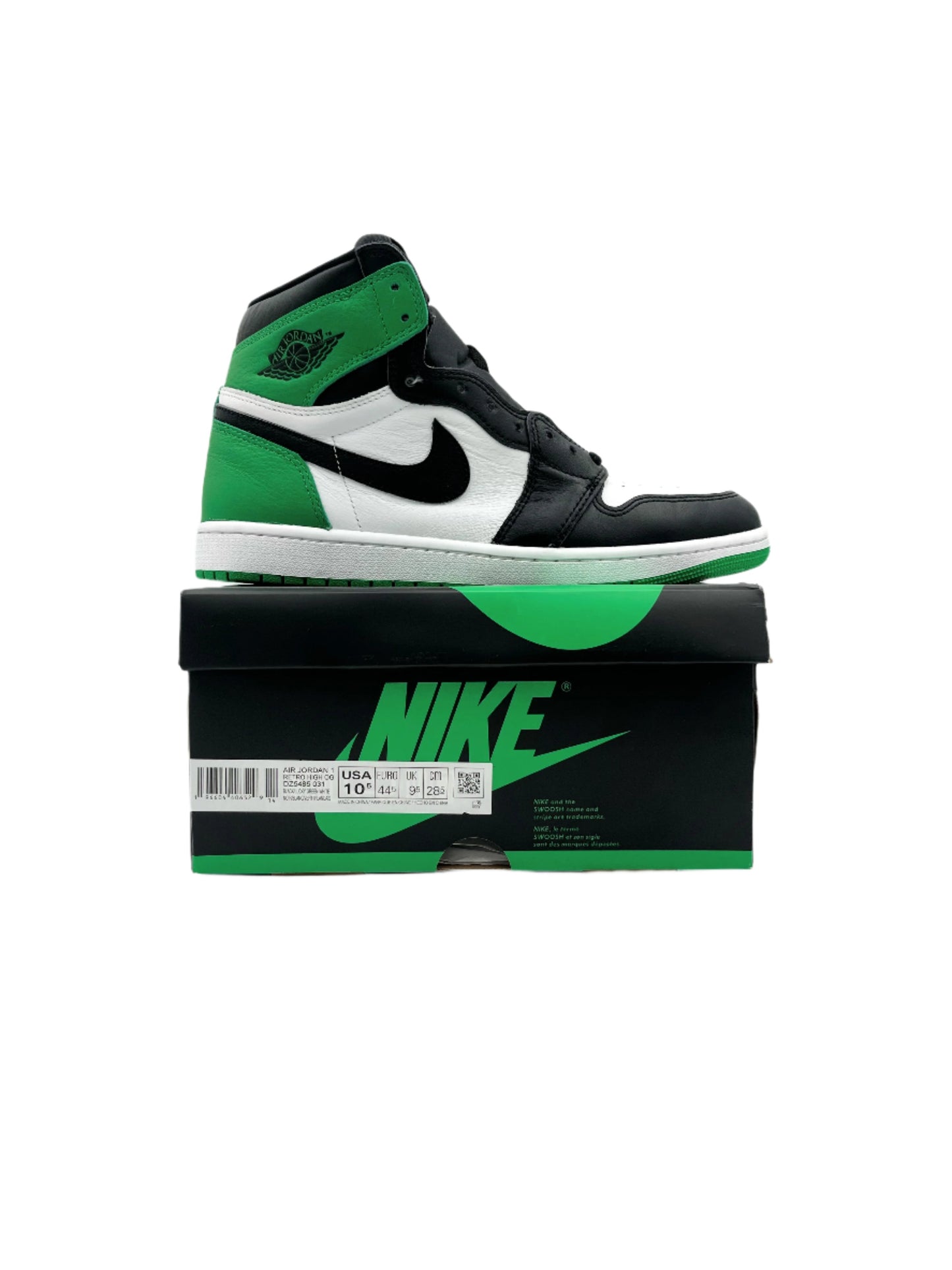 Pre-owned Retro 1 Lucky Green