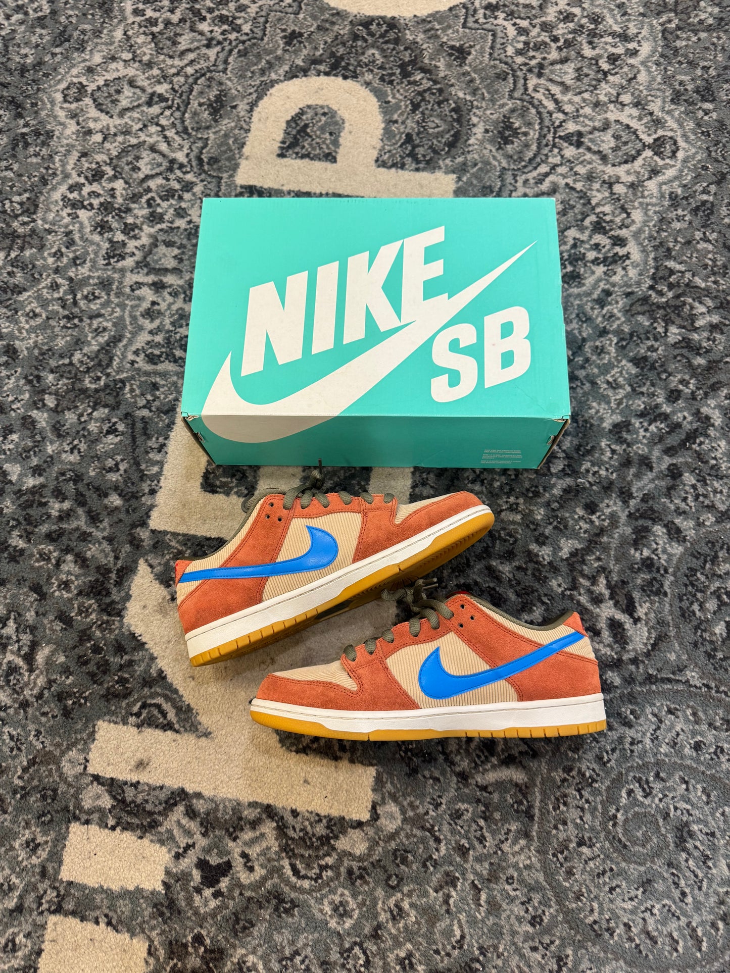 Pre-owned Corduroy Dusty Peach SB Dunk