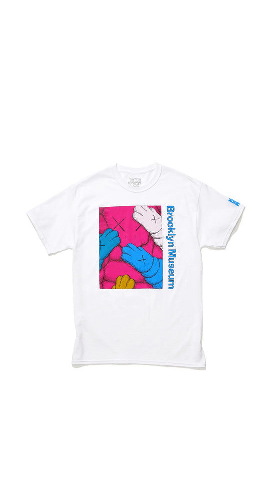 KAWS Brooklyn Museum URGE T-shirt White/Magenta