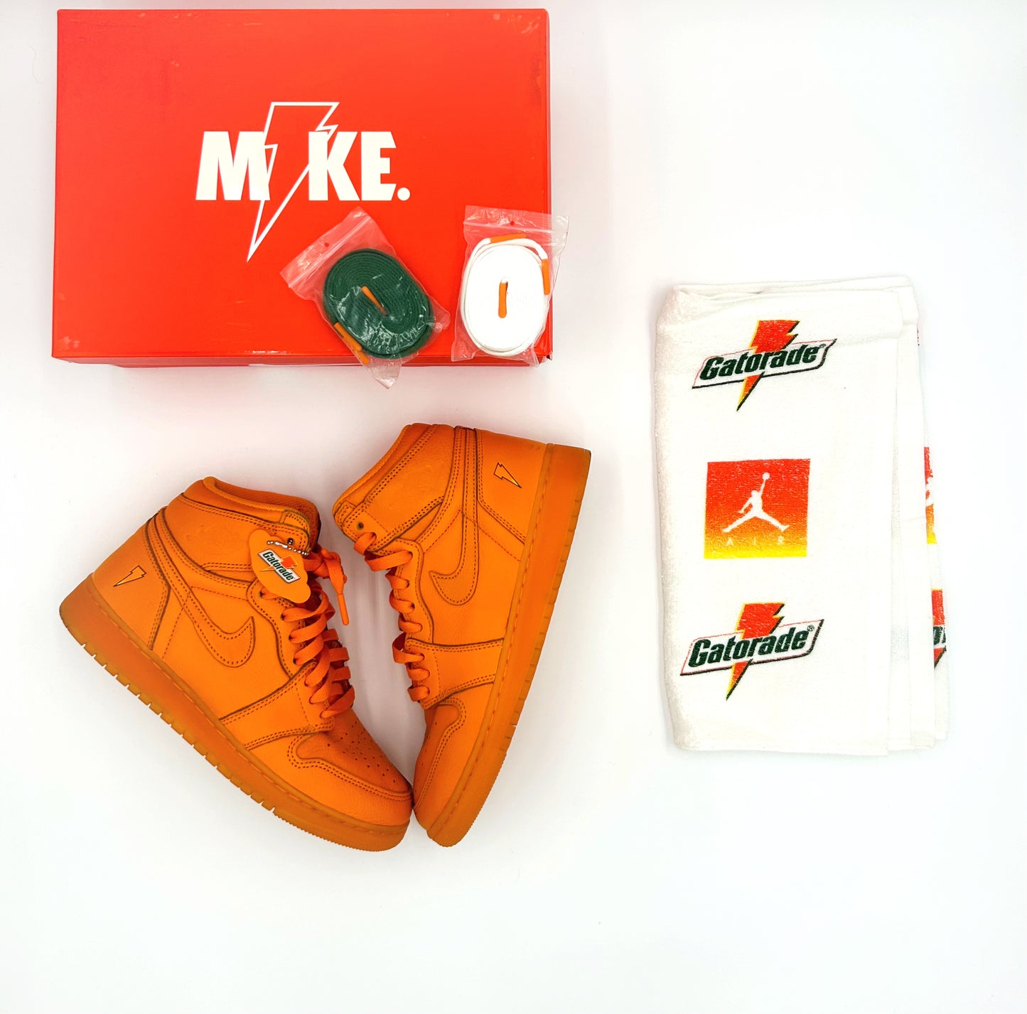 Pre-owned Retro 1 Gatorade Orange Peel (GS)