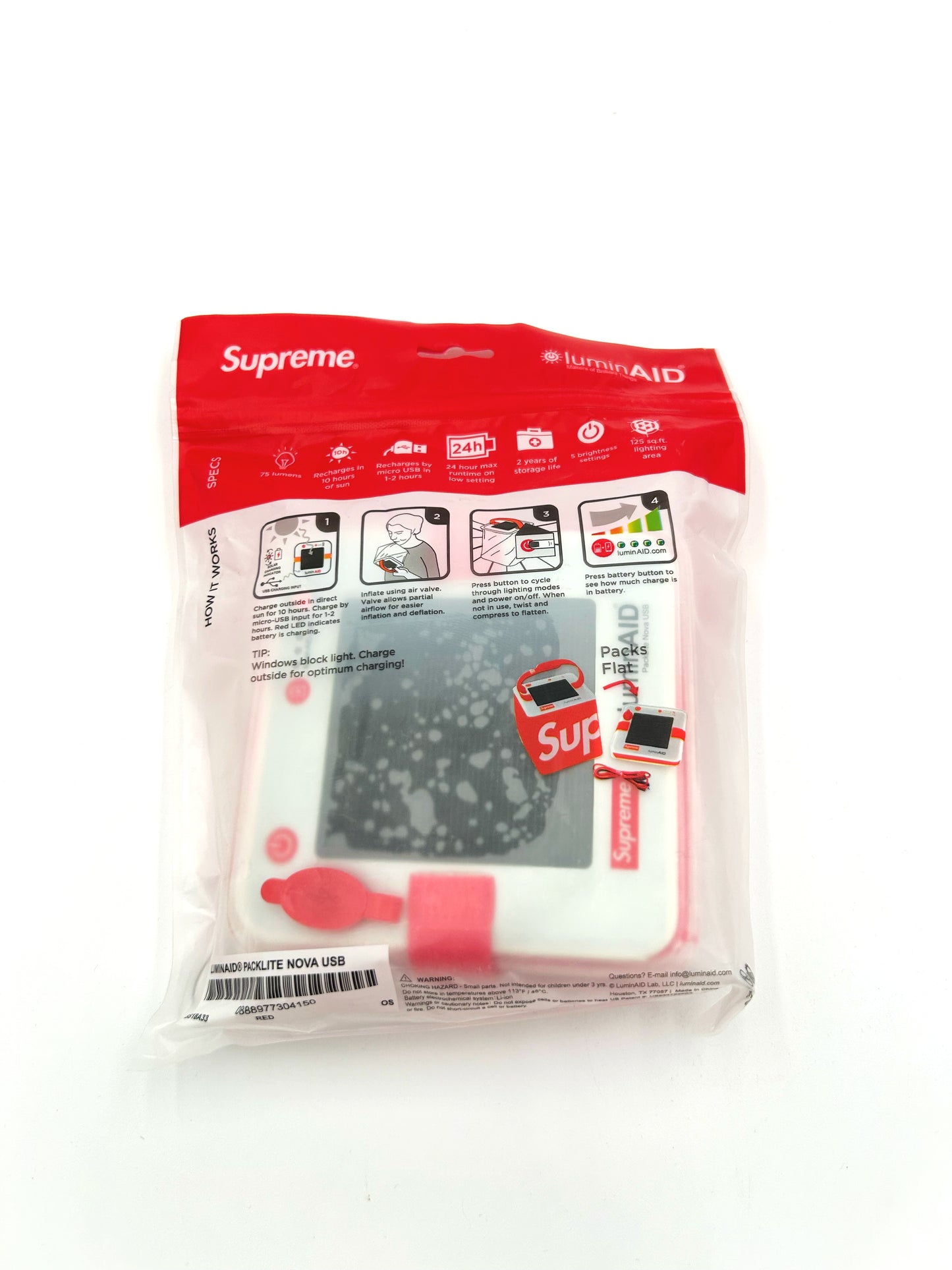 Supreme LuminAID Packlite Nova USB