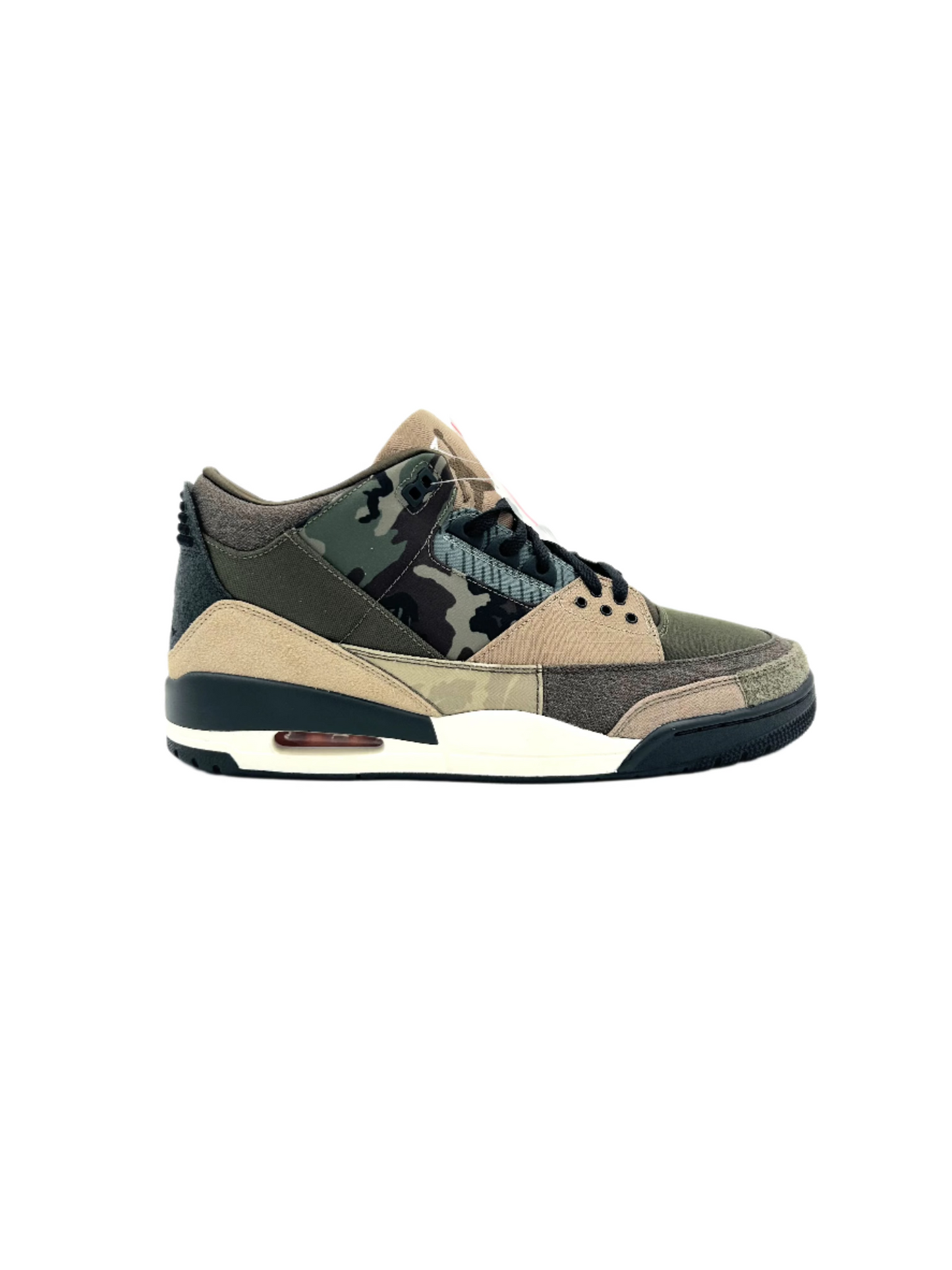 Brand New Retro 3 Camo Patchwork