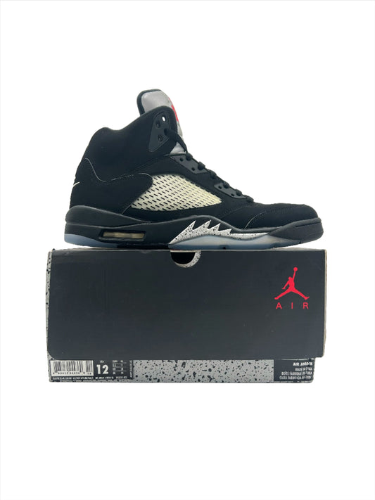 Pre-owned Retro 5 Black Metallic