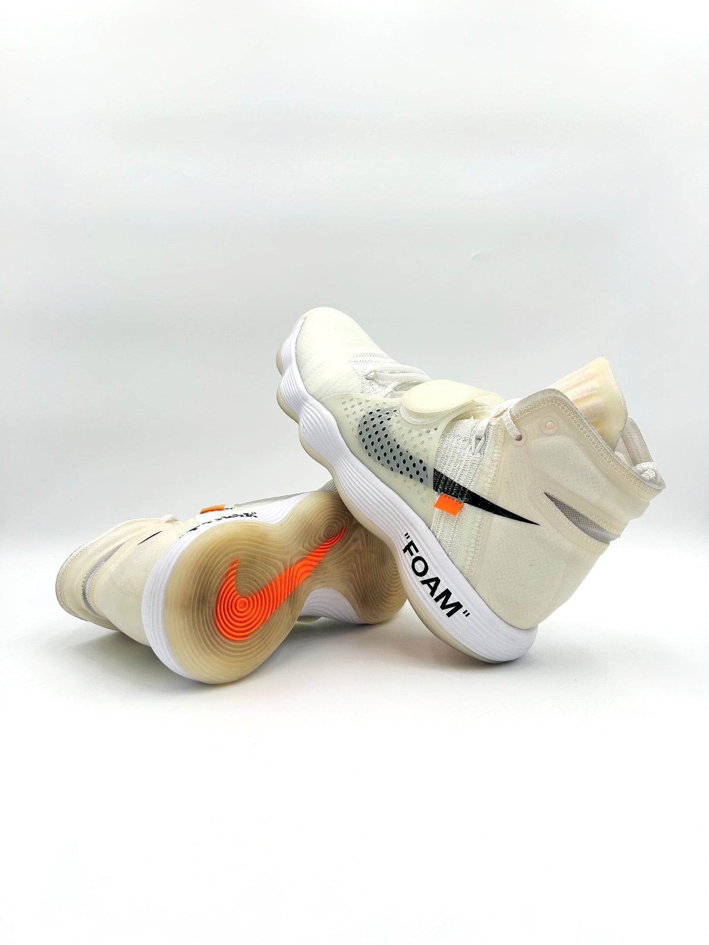 Pre-owned Nike React Hyperdunk 2017 Flyknit Off-White